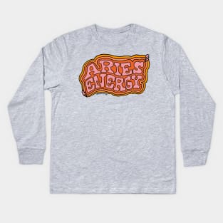 Aries Energy Kids Long Sleeve T-Shirt